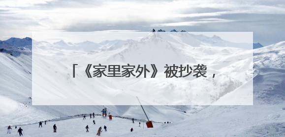 《家里家外》被抄袭，律师：需认定核心表达是否存在实质性相似