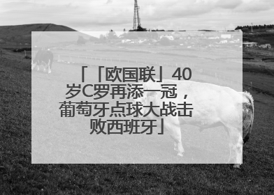 「欧国联」40岁C罗再添一冠，葡萄牙点球大战击败西班牙