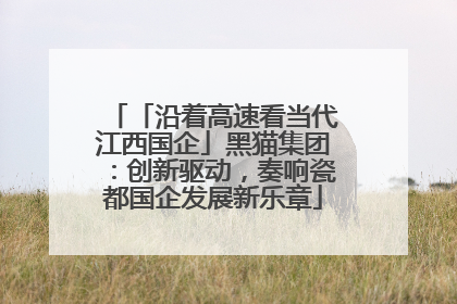 「沿着高速看当代江西国企」黑猫集团：创新驱动，奏响瓷都国企发展新乐章