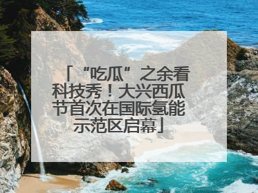 “吃瓜”之余看科技秀！大兴西瓜节首次在国际氢能示范区启幕