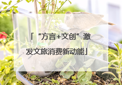 “方言+文创”激发文旅消费新动能