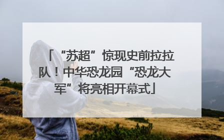 “苏超”惊现史前拉拉队！中华恐龙园“恐龙大军”将亮相开幕式