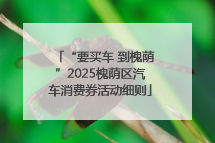 “要买车 到槐荫”2025槐荫区汽车消费券活动细则