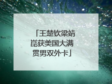 王楚钦梁靖崑获美国大满贯男双外卡