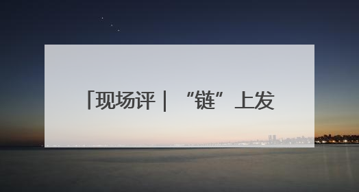 现场评｜“链”上发力打开合作新空间