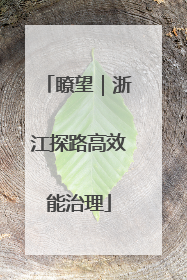 瞭望｜浙江探路高效能治理