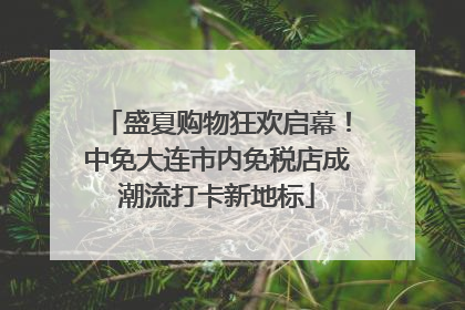 盛夏购物狂欢启幕！中免大连市内免税店成潮流打卡新地标