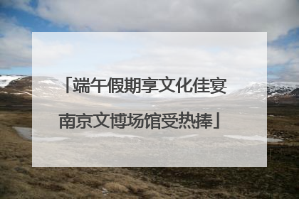 端午假期享文化佳宴 南京文博场馆受热捧