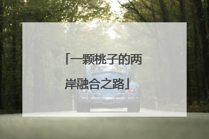 一颗桃子的两岸融合之路