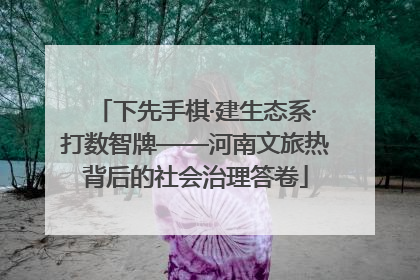 下先手棋·建生态系·打数智牌——河南文旅热背后的社会治理答卷