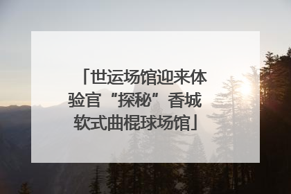 世运场馆迎来体验官“探秘”香城软式曲棍球场馆