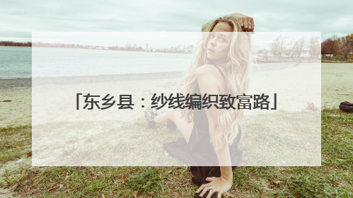东乡县：纱线编织致富路