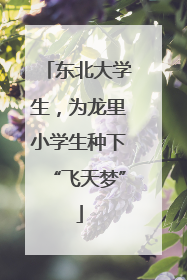 东北大学生，为龙里小学生种下“飞天梦”