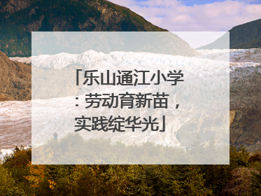 乐山通江小学：劳动育新苗，实践绽华光