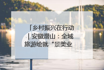 乡村振兴在行动｜安徽潜山：全域旅游绘就“景美业兴民富”新画卷