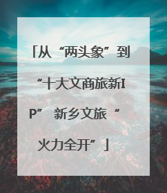从“两头象”到“十大文商旅新IP” 新乡文旅“火力全开”