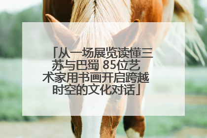 从一场展览读懂三苏与巴蜀 85位艺术家用书画开启跨越时空的文化对话