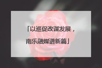 以巡促改谋发展，南乐融媒谱新篇