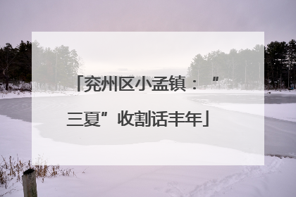 兖州区小孟镇：“三夏”收割话丰年