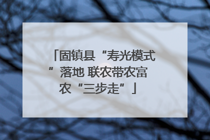固镇县“寿光模式”落地 联农带农富农“三步走”