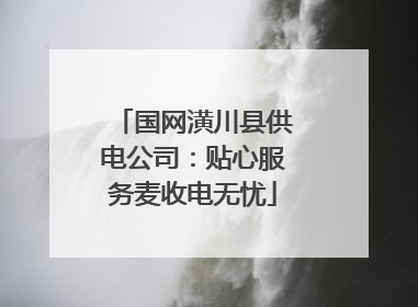 国网潢川县供电公司：贴心服务麦收电无忧