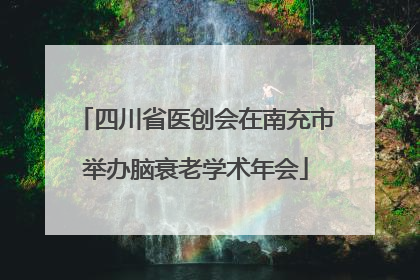 四川省医创会在南充市举办脑衰老学术年会