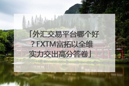 外汇交易平台哪个好？FXTM富拓以全维实力交出高分答卷