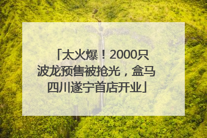 太火爆！2000只波龙预售被抢光，盒马四川遂宁首店开业