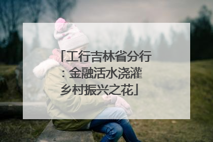 工行吉林省分行：金融活水浇灌 乡村振兴之花