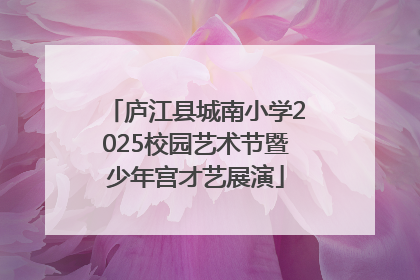 庐江县城南小学2025校园艺术节暨少年宫才艺展演