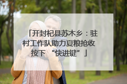 开封杞县苏木乡：驻村工作队助力夏粮抢收按下 “快进键”