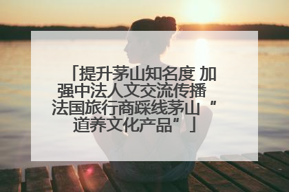 提升茅山知名度 加强中法人文交流传播 法国旅行商踩线茅山“道养文化产品”