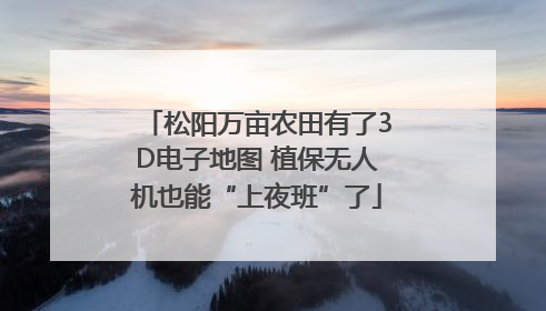 松阳万亩农田有了3D电子地图 植保无人机也能“上夜班”了