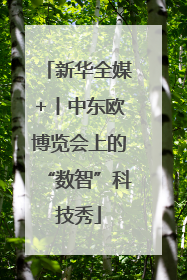 新华全媒+丨中东欧博览会上的“数智”科技秀