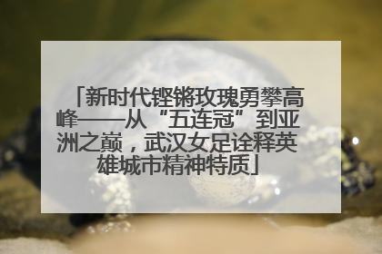 新时代铿锵玫瑰勇攀高峰——从“五连冠”到亚洲之巅，武汉女足诠释英雄城市精神特质