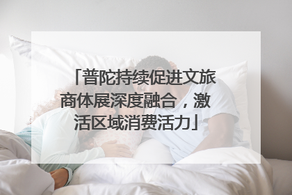 普陀持续促进文旅商体展深度融合，激活区域消费活力