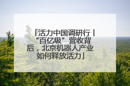 活力中国调研行丨 “百亿级”营收背后，北京机器人产业如何释放活力
