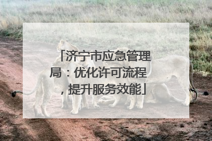 济宁市应急管理局：优化许可流程，提升服务效能