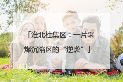 淮北杜集区：一片采煤沉陷区的“逆袭”