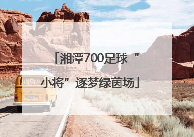 湘潭700足球“小将”逐梦绿茵场