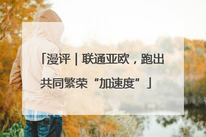 漫评｜联通亚欧，跑出共同繁荣“加速度”