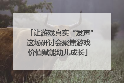 让游戏真实“发声” 这场研讨会聚焦游戏价值赋能幼儿成长
