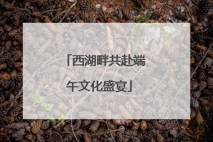 西湖畔共赴端午文化盛宴
