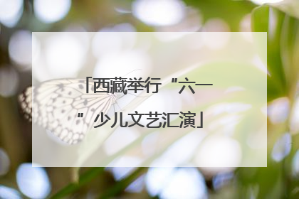 西藏举行“六一”少儿文艺汇演