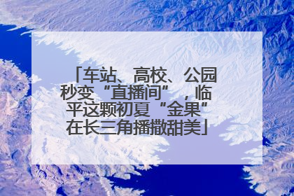 车站、高校、公园秒变“直播间”，临平这颗初夏“金果”在长三角播撒甜美