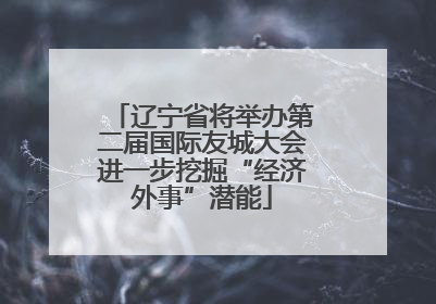 辽宁省将举办第二届国际友城大会进一步挖掘“经济外事”潜能