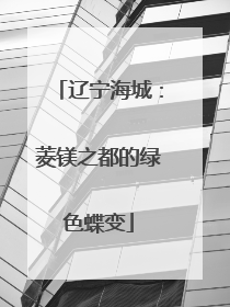 辽宁海城：菱镁之都的绿色蝶变