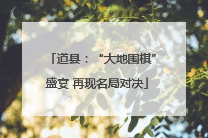 道县：“大地围棋”盛宴 再现名局对决