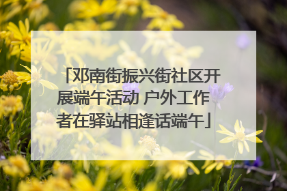 邓南街振兴街社区开展端午活动 户外工作者在驿站相逢话端午