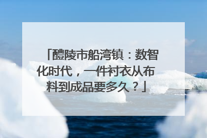 醴陵市船湾镇：数智化时代，一件衬衣从布料到成品要多久？
